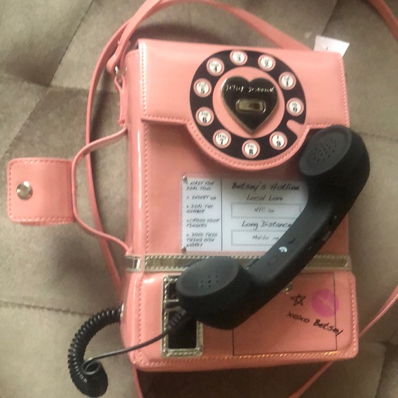 betsey johnson telephone bolsa